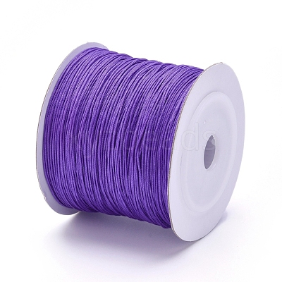 Nylon Braided Cord for Woven Jewelry Making Macrame Craft NWIR-D055-0.6mm-13-1