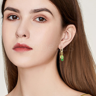 12Pcs 3 Style Brass Hoop Earring Findings KK-BC0012-37-1