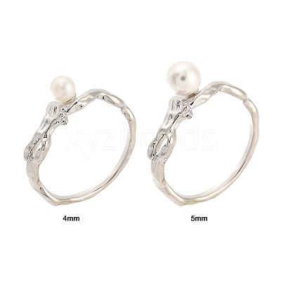 Brass Finger Ring Settings LS-KK-G518-05P-1