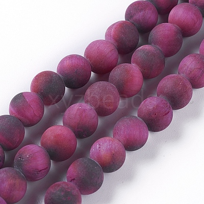 Natural Tiger Eye Beads Strands G-F616-01B-6mm-1