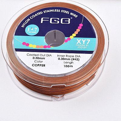 7-Strand Round Nylon Coated Steel Wire TWIR-T002-01A-10-1
