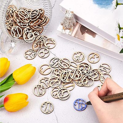 Wood Cabochons WOOD-WH0017-03-1