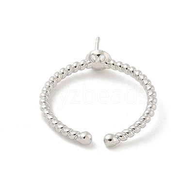 Brass Cup Peg Open Cuff Ring Settings LS-KK-G518-02P-02-1