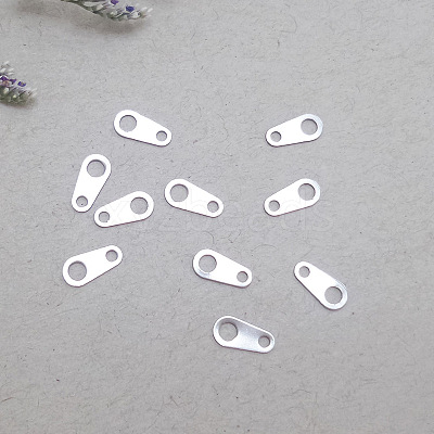 Non-Tarnish 316 Surgical Stainless Steel Chain Tabs STAS-L236-04B-1