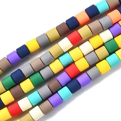 Polymer Clay Bead Strands CLAY-T001-C28-1
