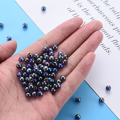 Transparent Acrylic Beads MACR-S370-B6mm-752-1