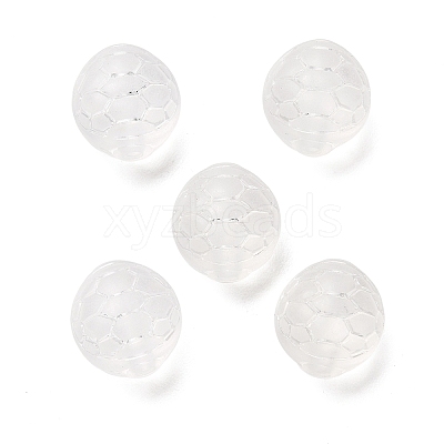 Frosted Acrylic Beads OACR-G037-01D-1