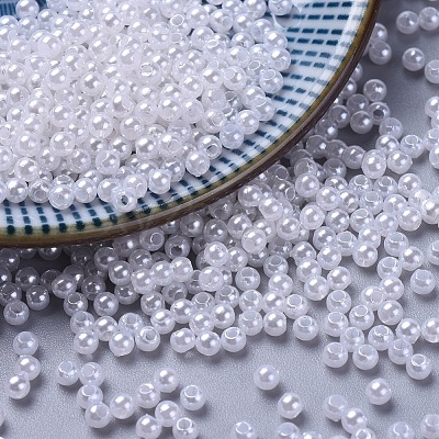 Imitated Pearl Acrylic Beads PACR-3D-1-1