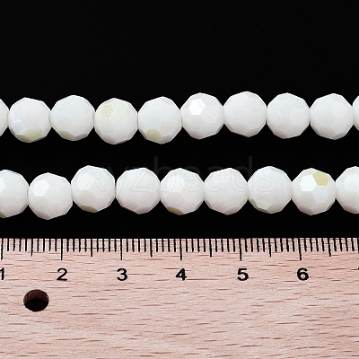Opaque Glass Beads Strands EGLA-A035-P8mm-L01-1