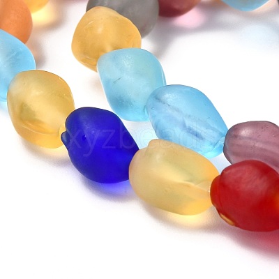 Handmade Lampwork Beads Strands LAMP-I022-28D-1