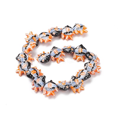 Handmade Porcelain Beads PORC-G002-54I-1
