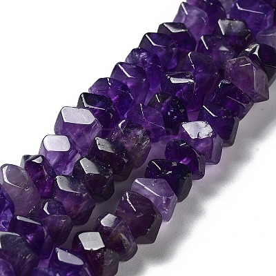 Natural Amethyst Beads Strands G-D091-A10-1