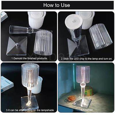 DIY Table Lamp Silicone Molds DIY-Z019-20-1