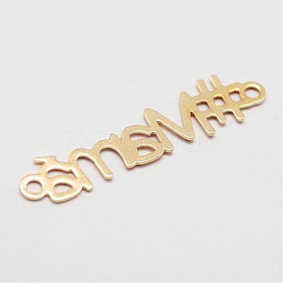 Brass Links connectors KK-P068-06-1