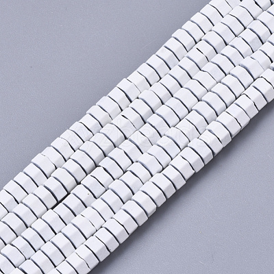 Spray Painted Non-magnetic Synthetic Hematite Beads Strands G-R468-02C-13-1