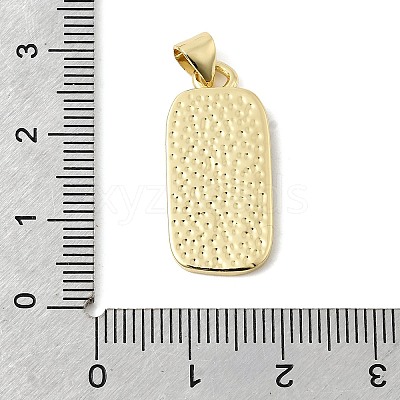 Brass Enamel Pendants KK-L262-22G-1