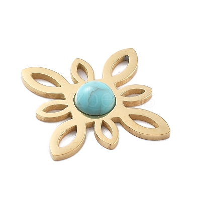 Synthetic Turquoise Pendants LS-STAS-I327-14G-03-1