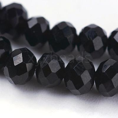 Imitation Crystal Glass Beads GLAA-D030-14-1