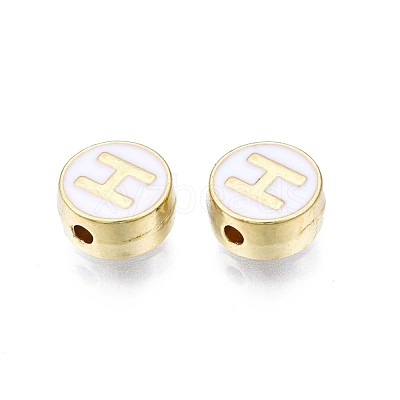 Alloy Enamel Beads X-ENAM-N052-006-01H-RS-1