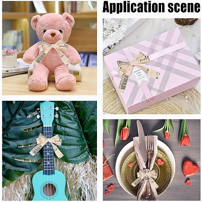 12M 3 Styles Printed Cotton Ribbons OCOR-NB0001-57-1