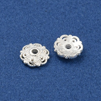 925 Sterling Silver Bead Caps STER-C007-04B-S-1