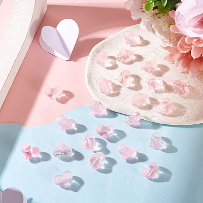 30Pcs Transparent Glass Beads GLAA-TADJ0001-02C-1