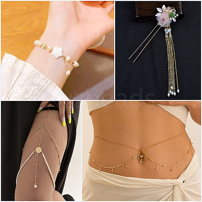 2000Pcs Brass Crimp Beads KK-BBC0022-06A-G-1