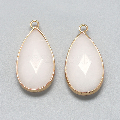 Natural White Jade Pendants G-S221-01G-1