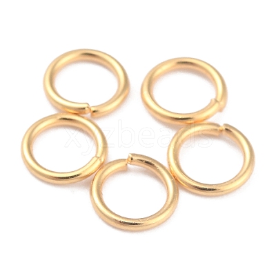 Rack Plating Brass Open Jump Rings X-KK-O139-18G-G-1