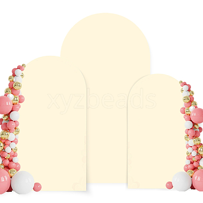 3Pcs 3 Styles Polyester Wedding Arch Cover Cloth FEPA-CN0001-01B-1