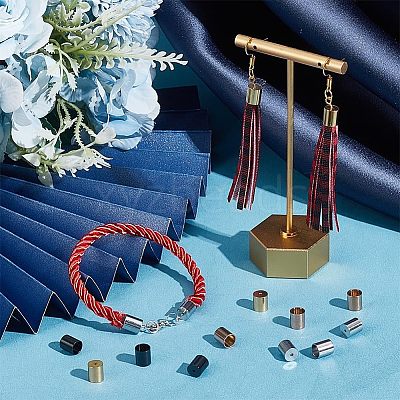 PVD Vacuum Plating 304 Stainless Steel Cord Ends STAS-UN0010-54-1