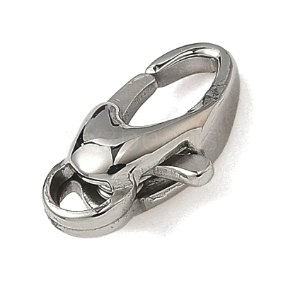 304 Stainless Steel Lobster Claw Clasps STAS-K252-13A-1
