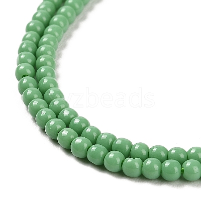 Imitation Jade Glass Beads Strands GLAA-K062-A01-02-1