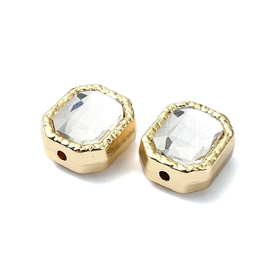 Rack Plating Alloy Beads PALLOY-Z004-03G-02-1