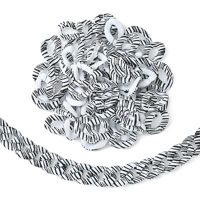 100Pcs Acrylic Linking Rings SACR-CJ0001-33-1