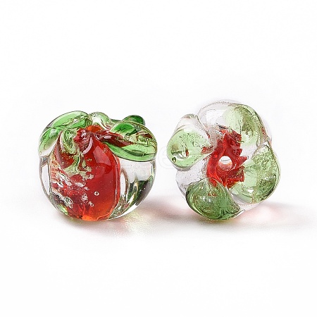 Handmade Lampwork Fruit Beads LAMP-C004-06G-1