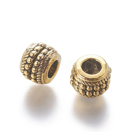 Tibetan Style European Beads GLF11511Y-NF-1