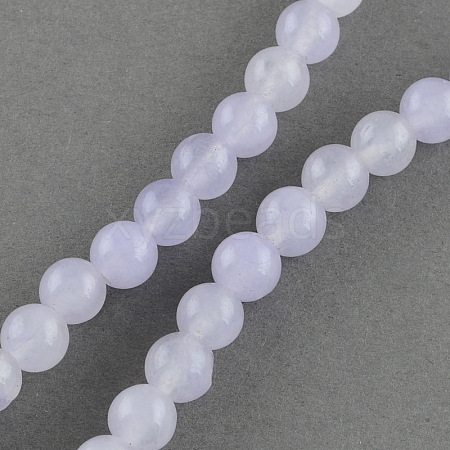 Natural Jade Bead Strands G-R165-8mm-16-1