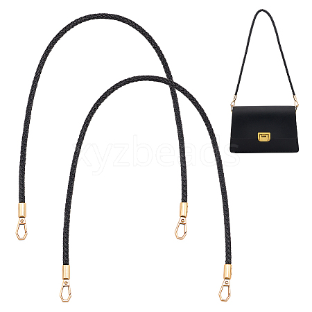 PU Imitation Leather Braided Bag Handles PURS-WH0005-96A-02G-1