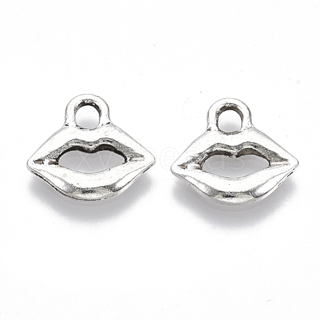 Tibetan Style Alloy Charms X-TIBE-R317-014AS-LF-1