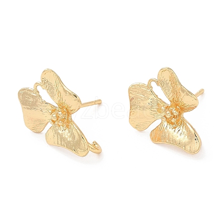 Brass Stud Earring Findigs KK-F855-27G-1