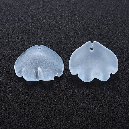 Transparent Baking Paint Glass Pendants LS-DGLA-Q025-002-1