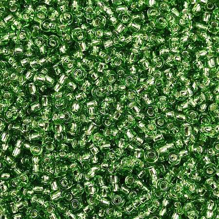 11/0 Grade A Transparent Glass Seed Beads X-SEED-Q007-F49-1