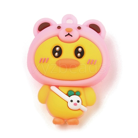 Cartoon Duckling Plastic Pendants FIND-R100-03C-1