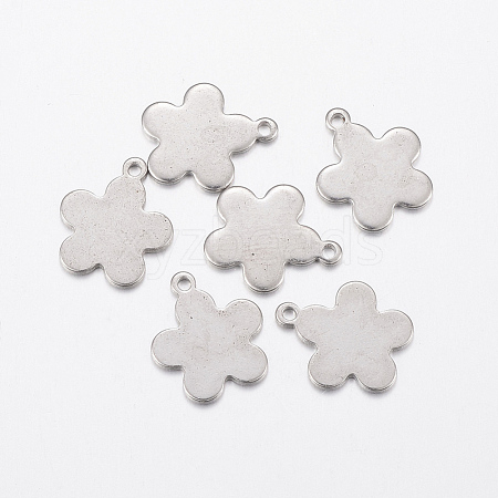 Tarnish Resistant 304 Stainless Steel Charms STAS-L200-46P-1