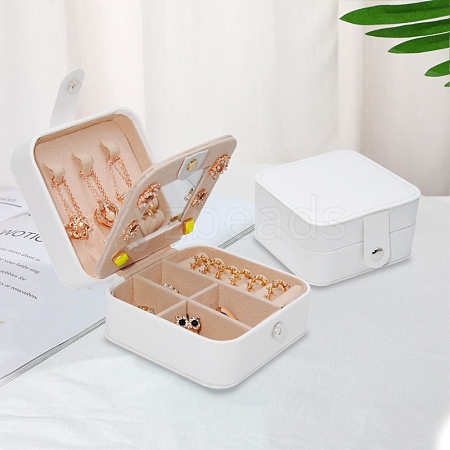 Mini Travel Imitation Leather Storage Box for Women PW-WG92CBF-01-1