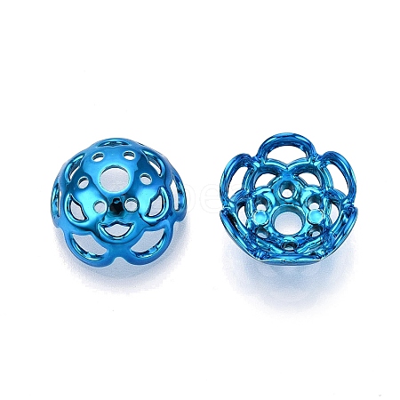 UV Plated ABS Bead Caps OACR-D316-04B-03-1