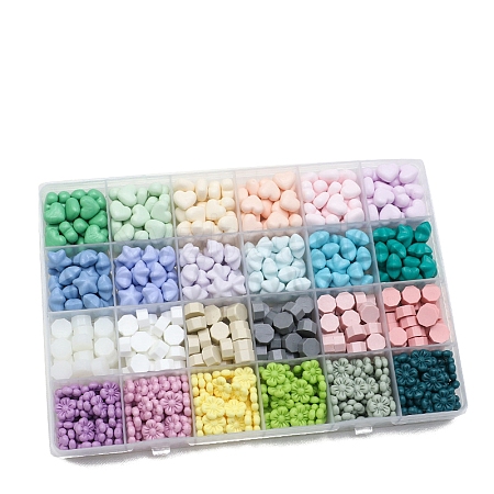 24 Colors Wax Granule Set PW-WGFD124-02-1