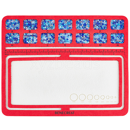Felt Bead Design Board DIY-WH0419-98A-02-1