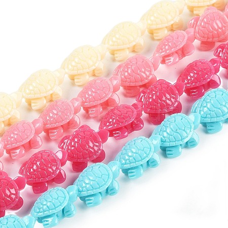 Synthetic Coral Carved Beads Strands CORA-L020-A-M01-1